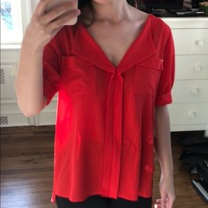 Cooper & Ella red blouse